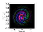 Hochauflösendes Bild eines erzeugten und vermessenen EUV-Vortex-Strahls