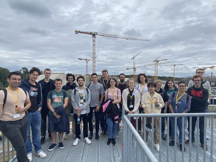The Summer Students visit the FAIR viewpoint