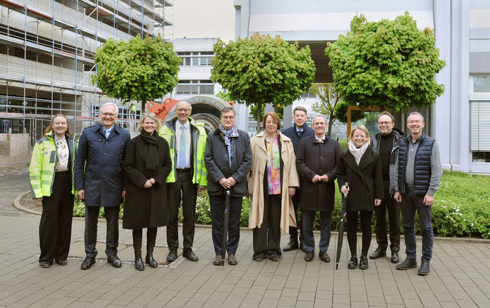 State secretary Judith Pirscher visited GSI/FAIR