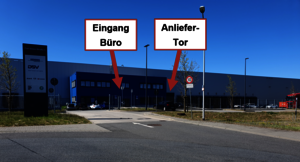 Anfahrt zum Lager Weiterstadt