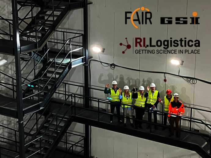 RI.Logistica besuchen GSI und FAIR